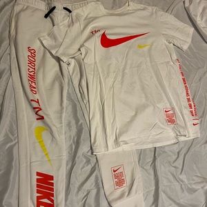 Nike sportswear matching t shirt and sweatpants